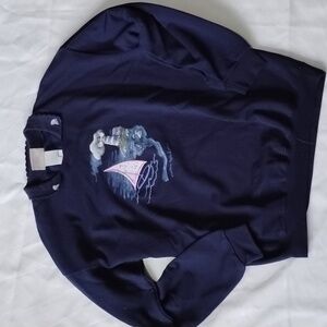 Vintage Northern Reflections Sweater with Nautical Accent Size Large Cottagecore